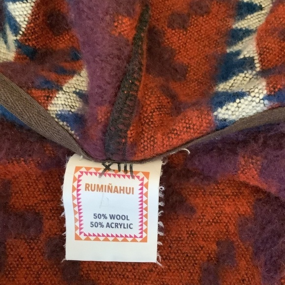 Vintage-Inspired Hooded Knit Jacket – Southwest Aztec Pattern (Medium) - Picture 4 of 10